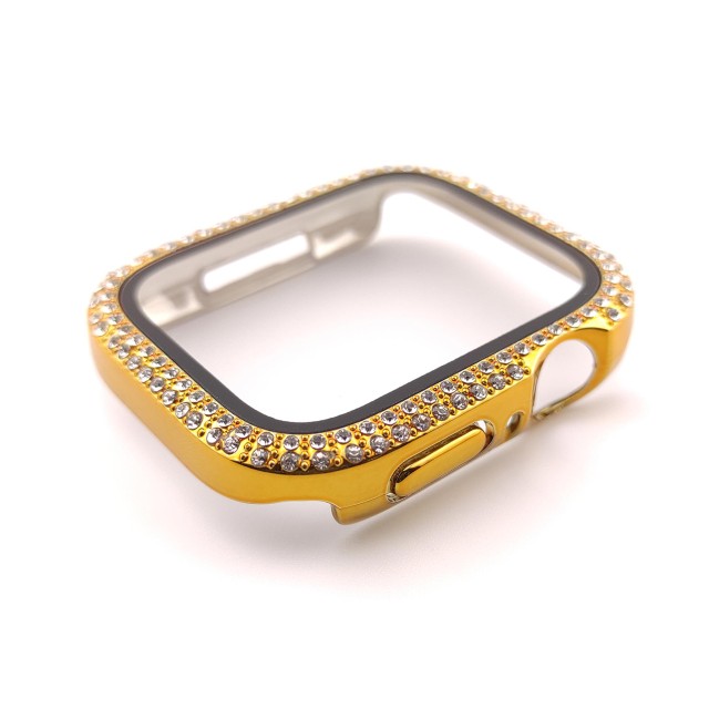 Apple Watch Luxury Cover with Diamonds and Tempered Glass Screen Protector - Hertha | SMANIQUE