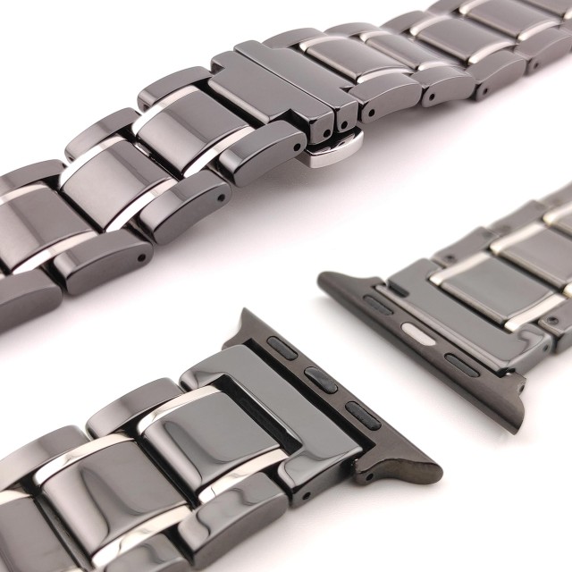 Apple Watch Ceramic Link Luxury Bracelet - Zeus | SMANIQUE