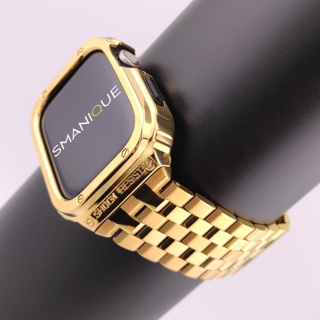 Apple Watch Luxury Rugged Stainless Steel Casing + Band Kit - Devel | SMANIQUE
