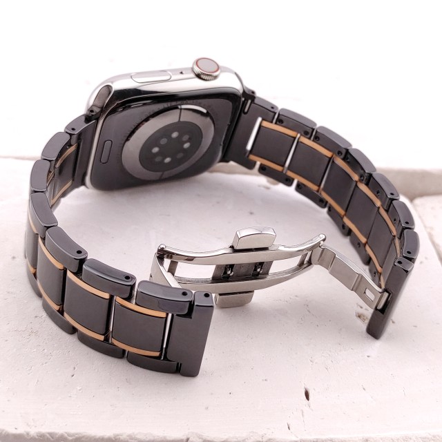 Apple Watch Ceramic Link Luxury Bracelet - Zeus | SMANIQUE