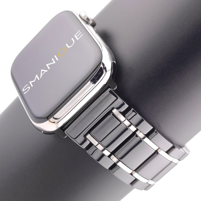 Apple Watch Ceramic Link Luxury Bracelet - Zeus | SMANIQUE