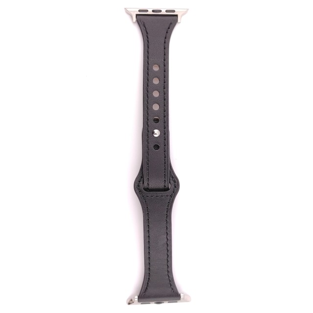 Apple Watch Genuine Thin Leather Band Pin-and-Tuck - Hera Slim | SMANIQUE