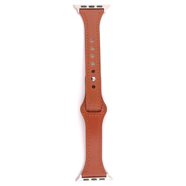 Apple Watch Genuine Thin Leather Band Pin-and-Tuck - Hera Slim | SMANIQUE
