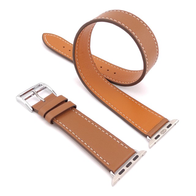 Apple Watch Double Tour Band in Genuine Leather - Medea Double Tour | SMANIQUE