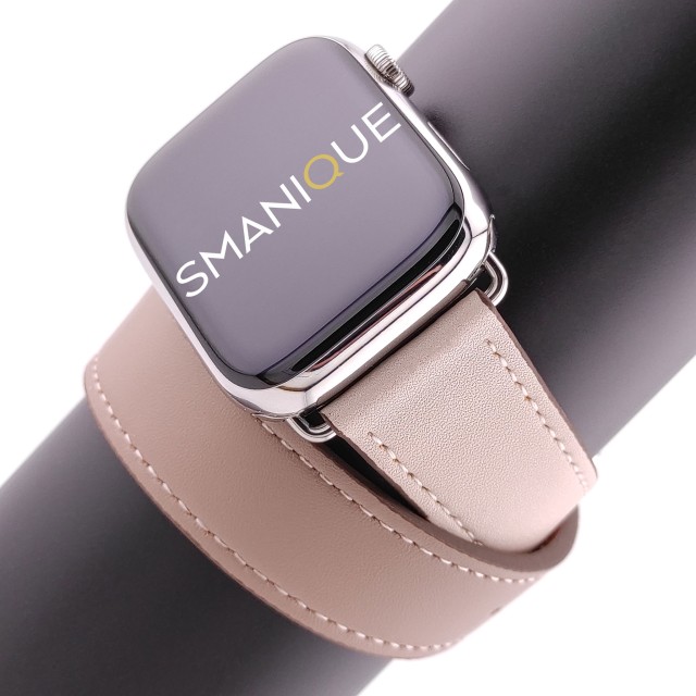 Apple Watch Double Tour Band in Genuine Leather - Medea Double Tour | SMANIQUE