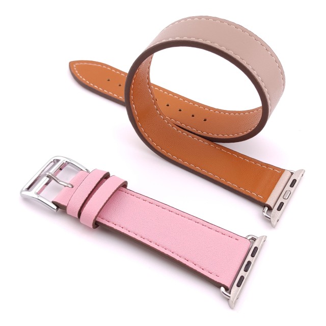 Apple Watch Double Tour Band in Genuine Leather - Medea Double Tour | SMANIQUE