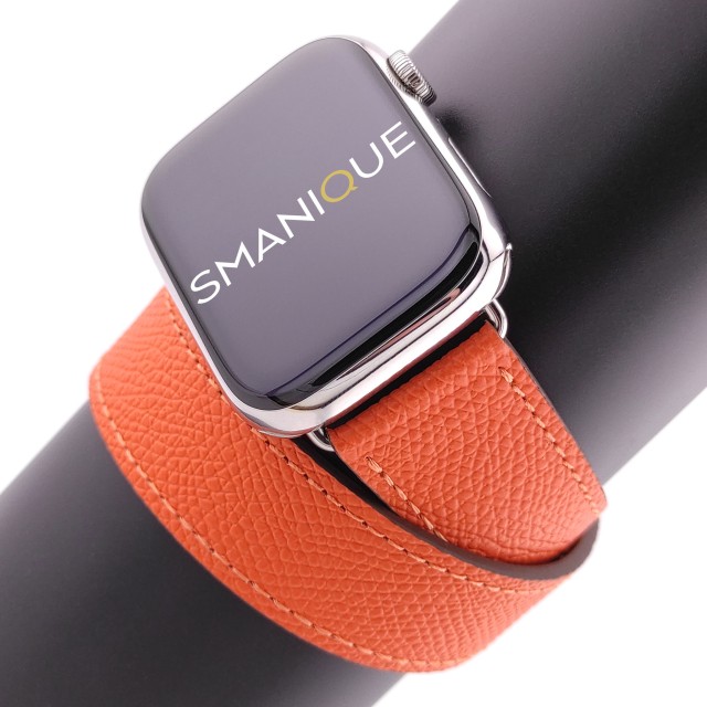 Apple Watch Double Tour Band in Genuine Leather - Medea Double Tour | SMANIQUE
