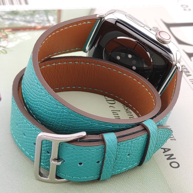 Apple Watch Double Tour Band in Genuine Leather - Medea Double Tour | SMANIQUE