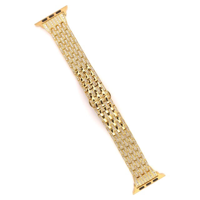Apple Watch Luxury Stainless Steel Band with Diamonds - Afrodite | SMANIQUE
