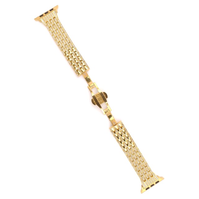 Apple Watch Luxury Stainless Steel Band with Diamonds - Afrodite | SMANIQUE