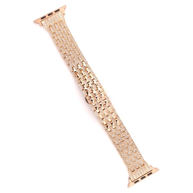 Apple Watch Luxury Stainless Steel Band with Diamonds - Afrodite | SMANIQUE