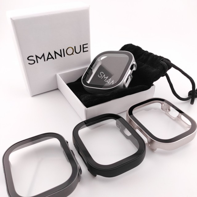 Apple Watch Case with Tempered Glass Screen Protector - Temi Ultra | SMANIQUE