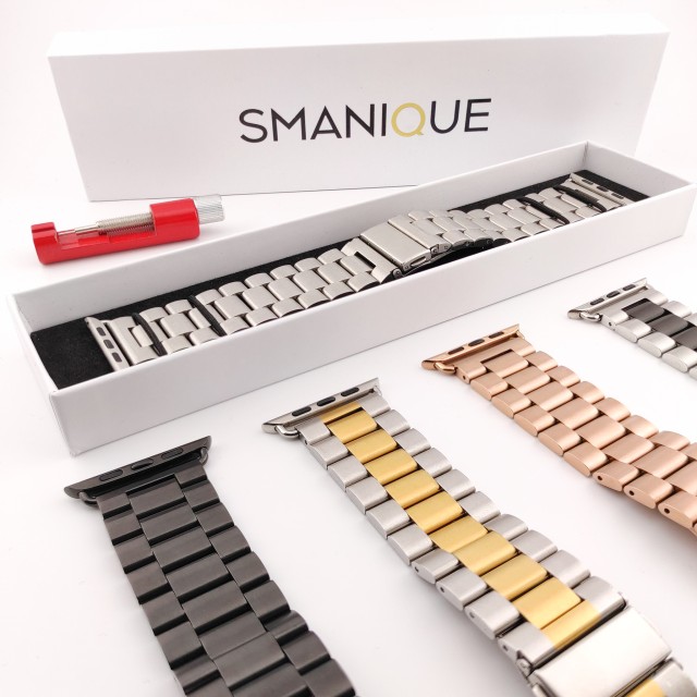 Apple Watch Stainless Steel Dressy Band - Classic | SMANIQUE