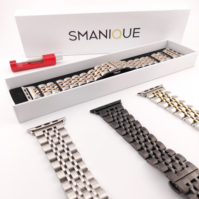 Apple Watch Stainless Steel Jubilee Dressy Band - Apollo | SMANIQUE